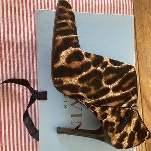 Lanvin heels pony skin boots in excellent condition